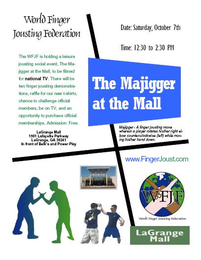 Official Event Poster for The Majigger at the Mall 2006